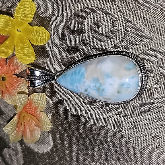 New large Larimar pendant - Picture 2 of 8